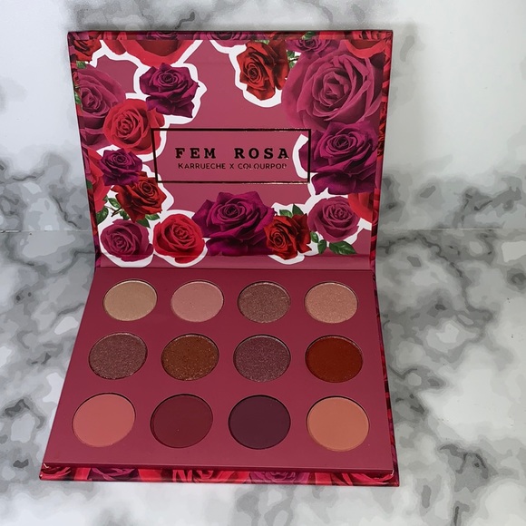 ColourPop Fem Rosa She Pressed Powder Shadow Palette - Picture 1 of 16